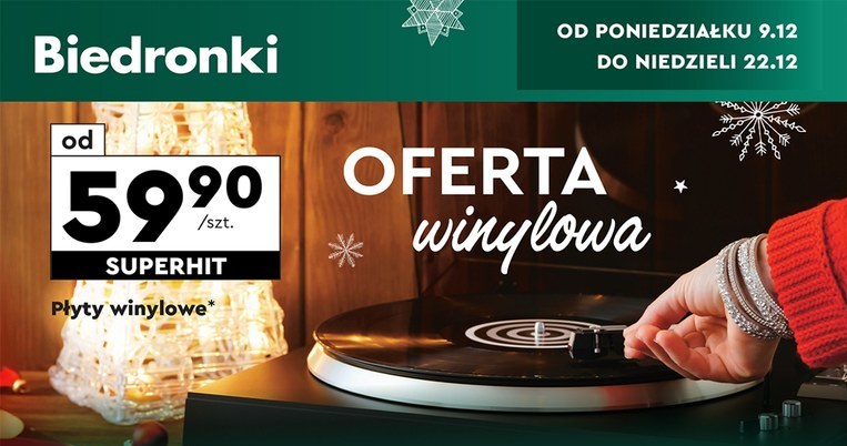 Legendy muzyki na winylach! Promocja w Biedronce, której nie możesz pominąć! /Biedronka /INTERIA.PL