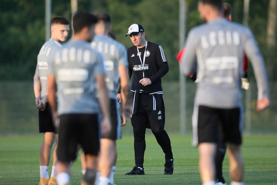 Legia przygotowuje się do meczu 2. rundy kw. piłkarskiej Ligi Mistrzów z Omonią Nikozja /Leszek Szymański /PAP