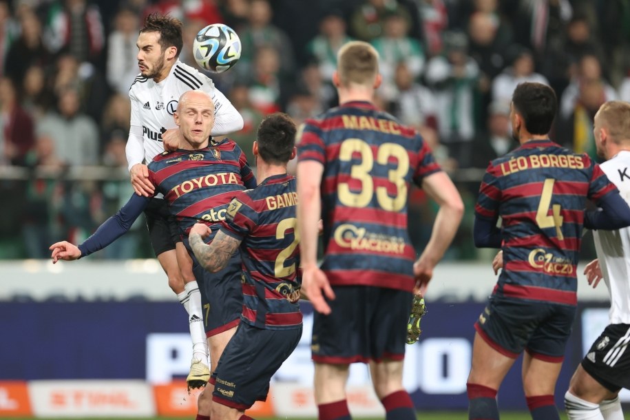 Legia Warszawa-Pogoń Szczecin /	Leszek Szymański   /PAP