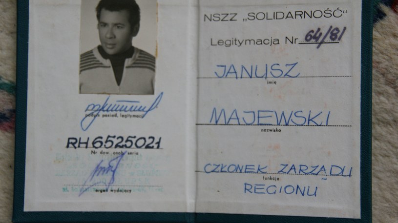 Legitymacja "solidarnościowa" /Janusz Majewski, archiwum prywatne /INTERIA.PL