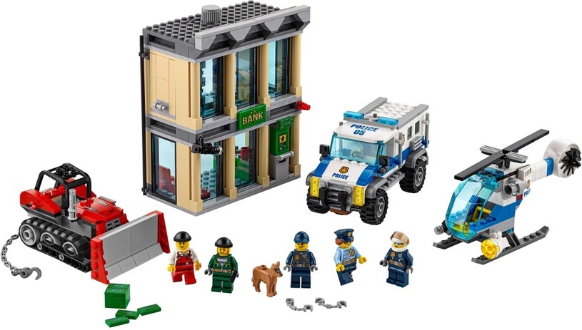 LEGO City 60140 - Włamanie buldożerem /materiały prasowe