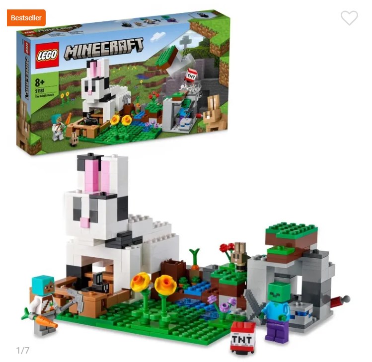 LEGO Minecraft, Królicza farma /Smyk /INTERIA.PL