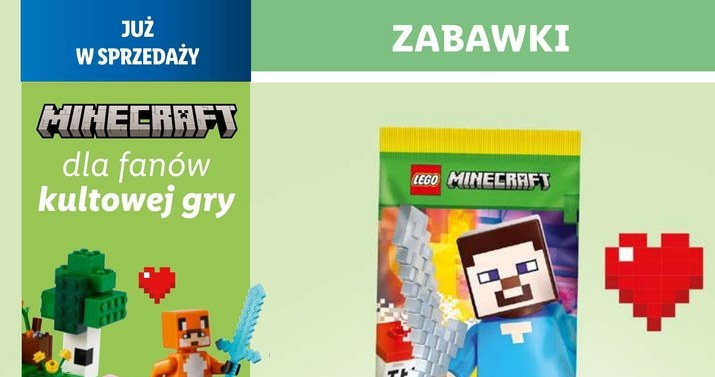 LEGO Minecraft w nowej odsłonie w Lidlu! Zapłacisz tylko 4,99 zł! /Lidl /INTERIA.PL
