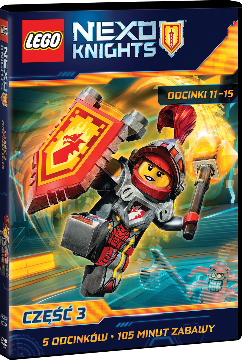 LEGO NEXO KNIGHTS - część 3 DVD /materiały prasowe