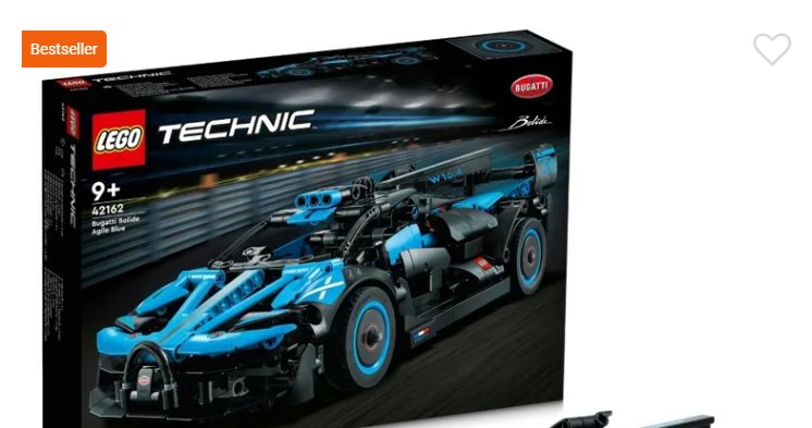 LEGO Technic, Bugatti Bolide Agile Blue /Smyk /INTERIA.PL