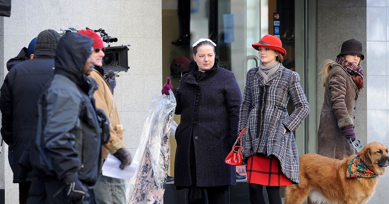 Leighton Meester i Zuzanna Szadkowski na planie serialu "Plotkara" /David Krieger/Bauer-Griffin / Contributor /Getty Images