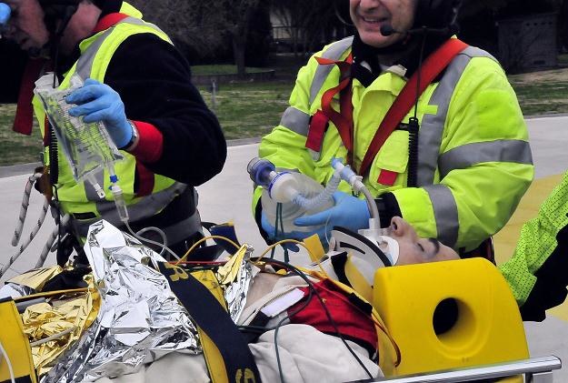 Lekarze musieli ratować życie Roberta Kubicy po dramatycznym wypadku podczas rajdu Ronde di Andora /AFP