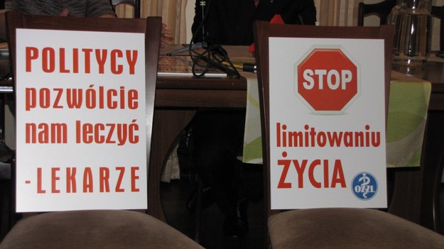 Lekarze protestują przeciwko limitowaniu leczenia przeciwnowotworowego /Monika Gosławska /RMF FM