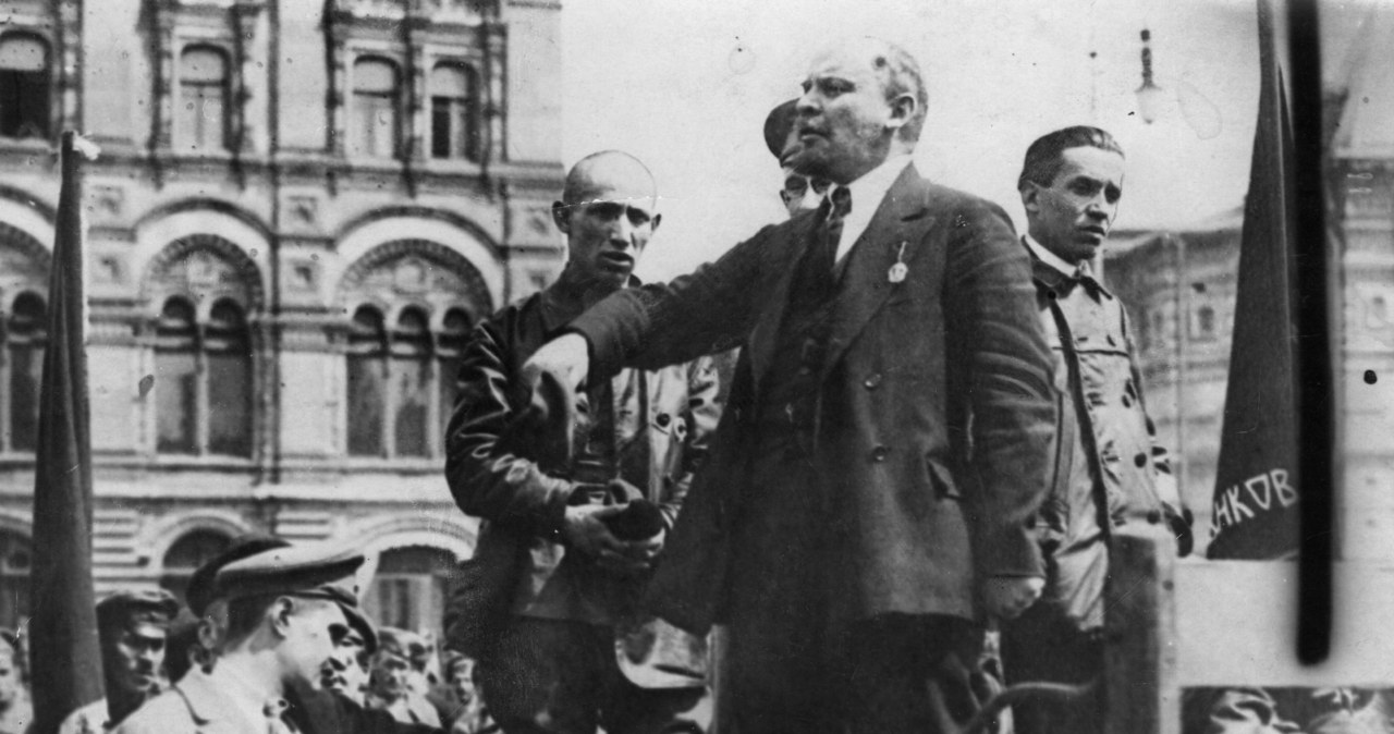 Lenin nawołuje do rewolucji (rok 1917) /Getty Images