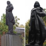 Lenin przerobiony na Dartha Vadera w Odessie