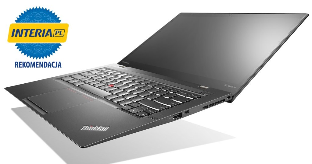 Lenovo ThinkPad X1 Carbon 2. generacji otrzymuje Rekomendację serwisu Nowe Technologie Interia.pl /INTERIA.PL