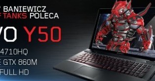 Lenovo Y50.  Laptop dla graczy z certyfikatem Cybersportu /materiały prasowe