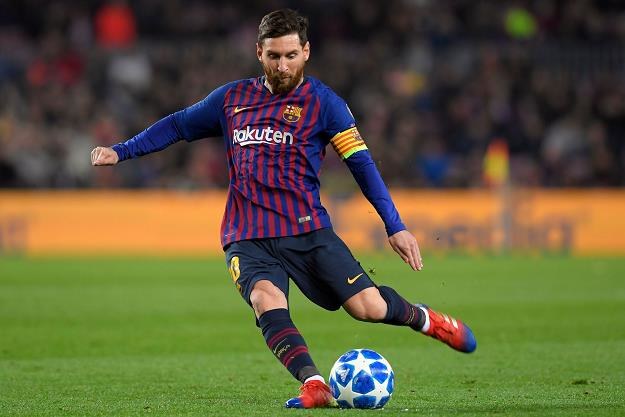 Leo Messi, piłkarz Barcelony /fot. Lluis Gene /AFP