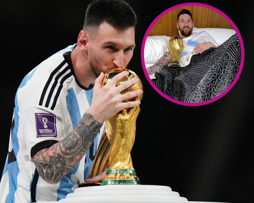 Leo Messi skopiował zdjęcie Roberta Lewadnowskiego. Jak wypadł? /Bagu Blanco /Agencja FORUM