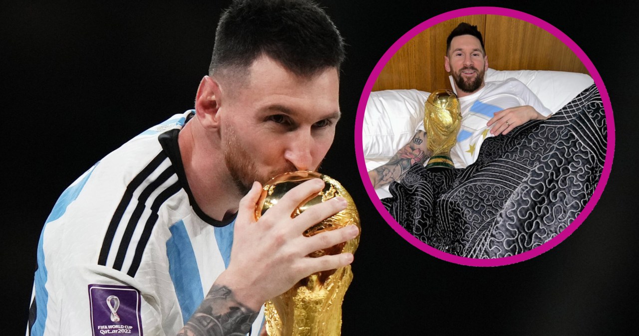 Leo Messi skopiował zdjęcie Roberta Lewadnowskiego. Jak wypadł? /Bagu Blanco /Agencja FORUM