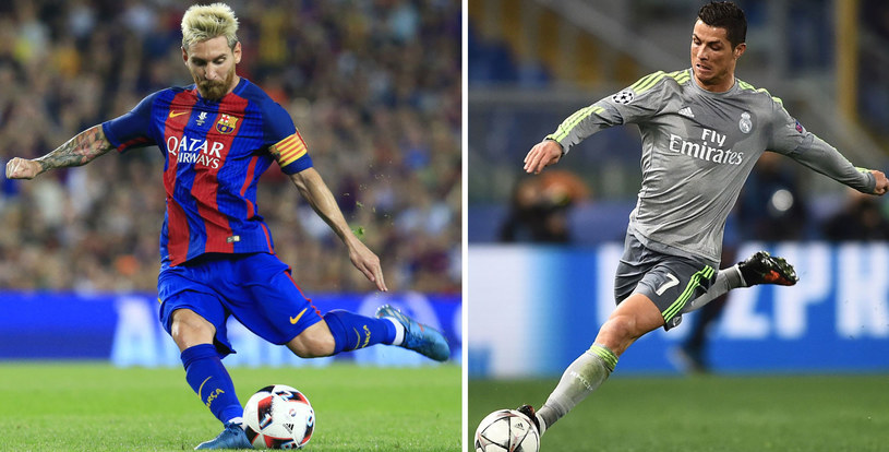 Leo Messi (z lewej) i Cristiano Ronaldo /AFP