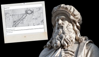 Leonardo da Vinci badał grawitację sto lat przed Newtonem