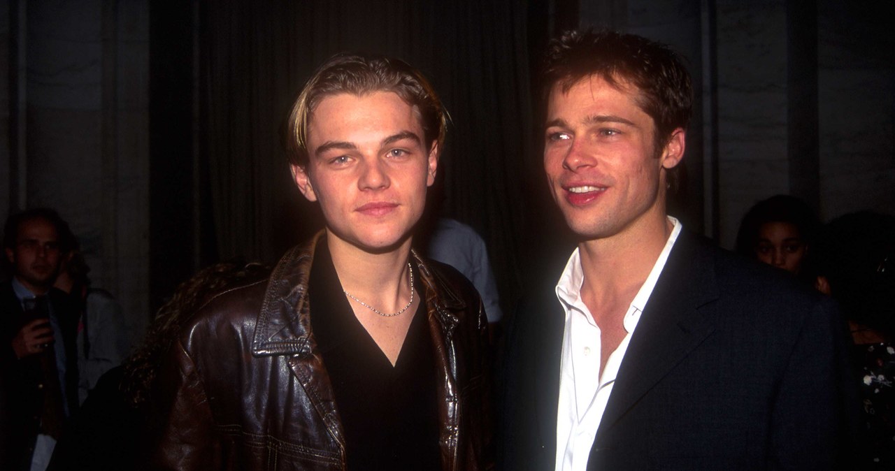 Leonardo DiCaprio i Brad Pitt w 1995 roku /Patrick McMullan /Getty Images