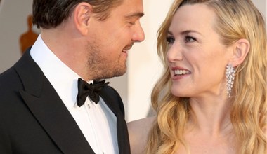 Leonardo DiCaprio i Kate Winslet przyłapani na branżowej imprezie. Nie szczędzili sobie miłych gestów