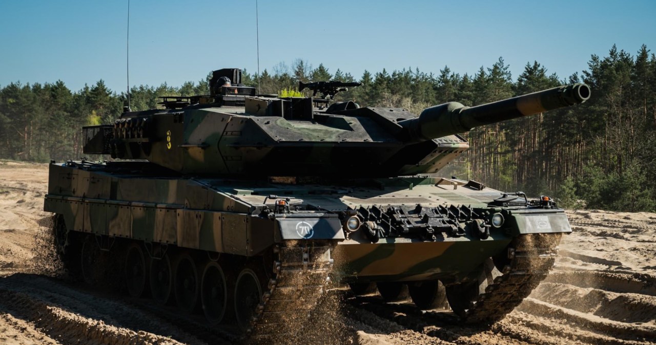 Leopard 2A5 1. Warszawskiej Brygady Pancernej /1. Warszawska Brygada Pancerna /Twitter