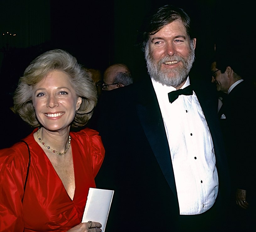 Lesley Stahl i Aaron Latham (1990) /Mark Reinstein/Corbis via Getty Images /Getty Images