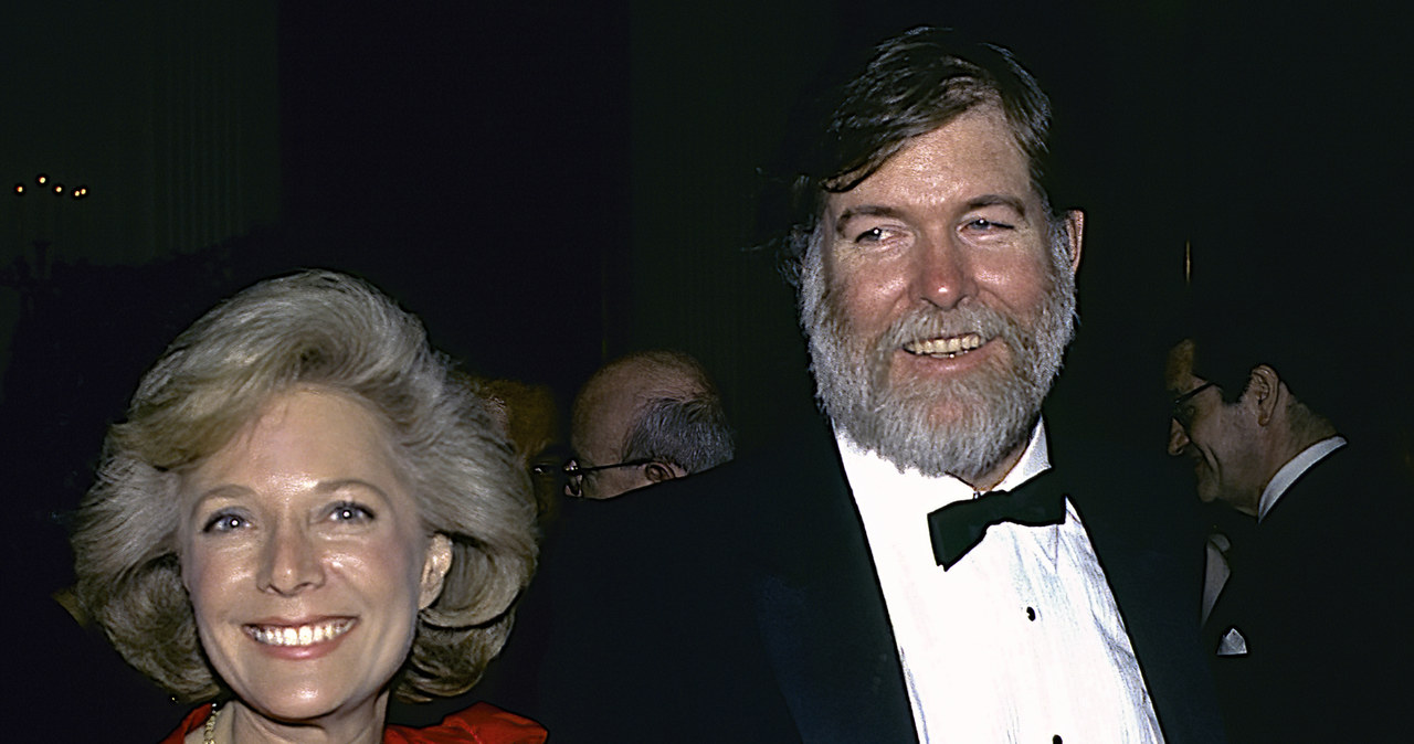 Lesley Stahl i Aaron Latham (1990) /Mark Reinstein/Corbis via Getty Images /Getty Images