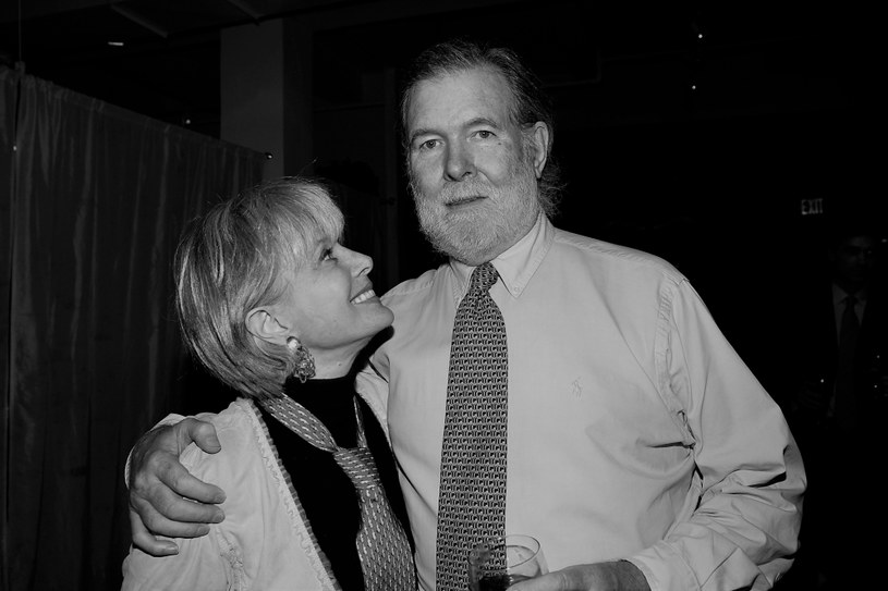 Lesley Stahl i Aaron Latham w 2008 roku w Nowym Jorku / PATRICK MCMULLAN/Patrick McMullan via Getty Images /Getty Images