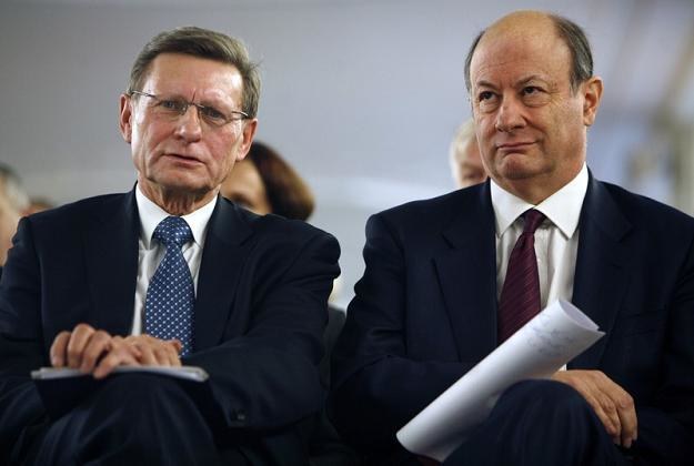 Leszek Balcerowicz (L) i Jacek Rostowski. Fot. Andrzej Stawiński /Reporter