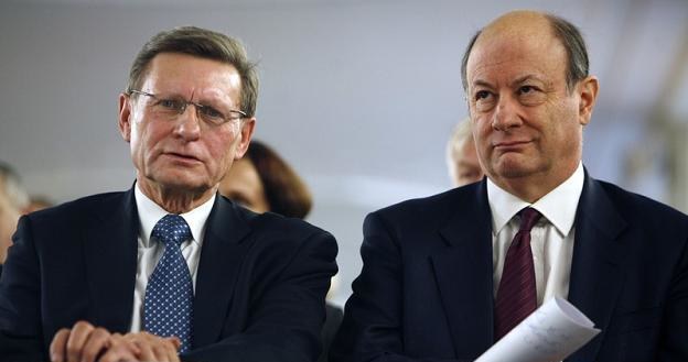 Leszek Balcerowicz (L) i Jacek Rostowski. Fot. Andrzej Stawiński /Reporter