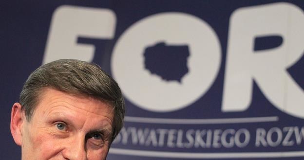 Leszek Balcerowicz, szef FOR. Fot. Jacek Waszkiewicz /Reporter
