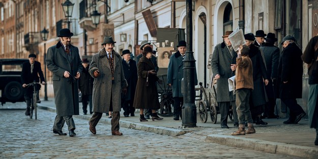 Leszek Lichota i Mirosław Haniszewski na planie nowego "Znachora" /Bartosz Mrozowski /Materiały prasowe