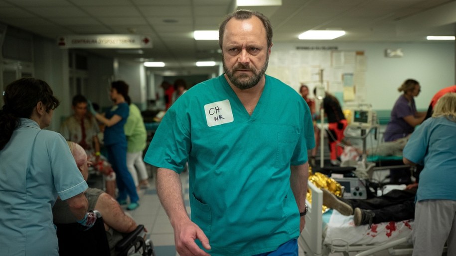Leszek Lichota na planie "Znieczulenia" /Netflix/Karolina Grabowska /Materiały prasowe