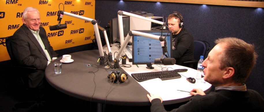 Leszek Miller i Konrad Piasecki /Olga Wasilewska, RMF FM /RMF FM