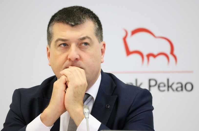 Leszek Skiba, prezes Pekao SA /	Wojciech Olkuśnik /East News