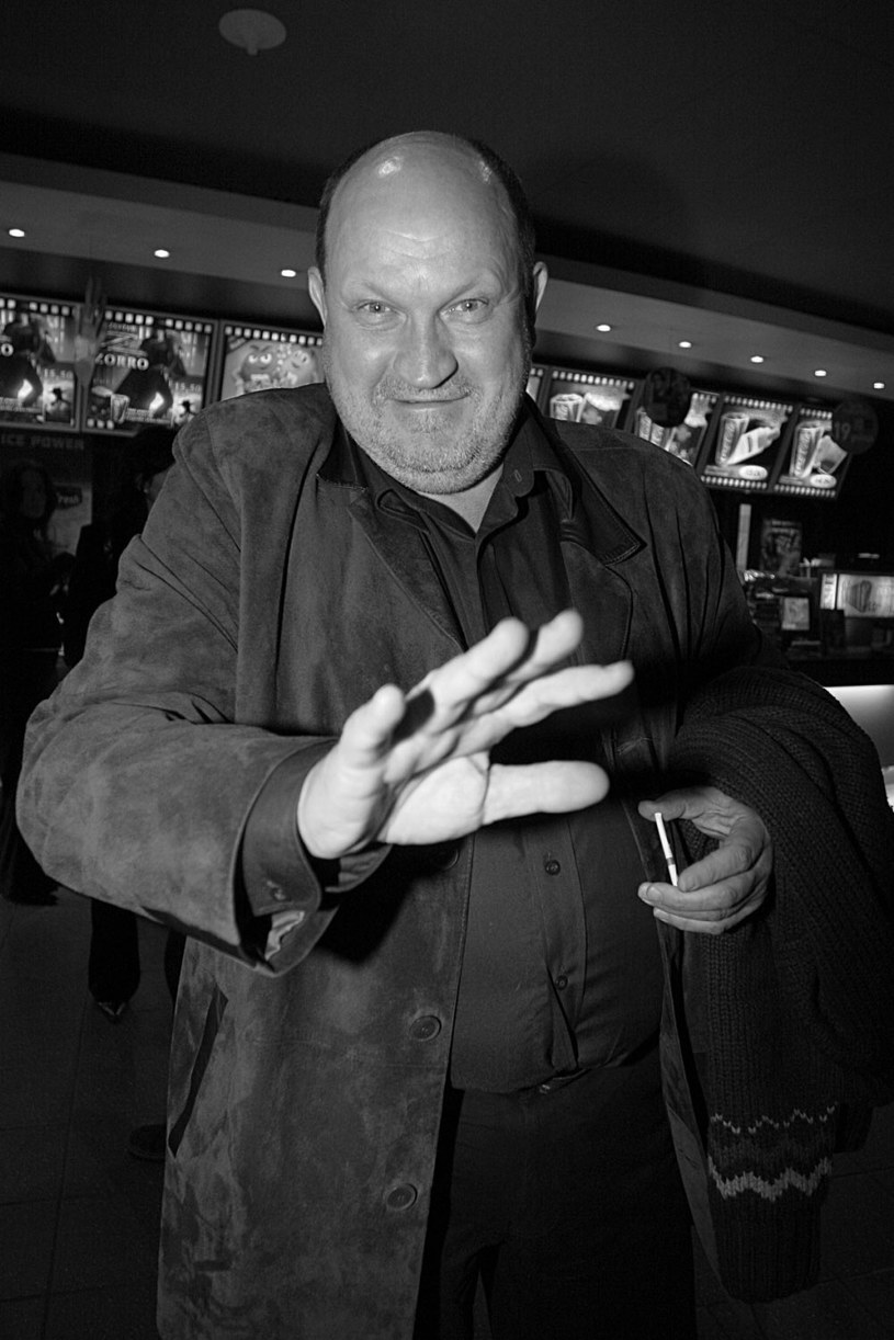 Leszek Wosiewicz na premierze filmu "Rozdroże Cafe" (2005) /Kaszuba /AKPA