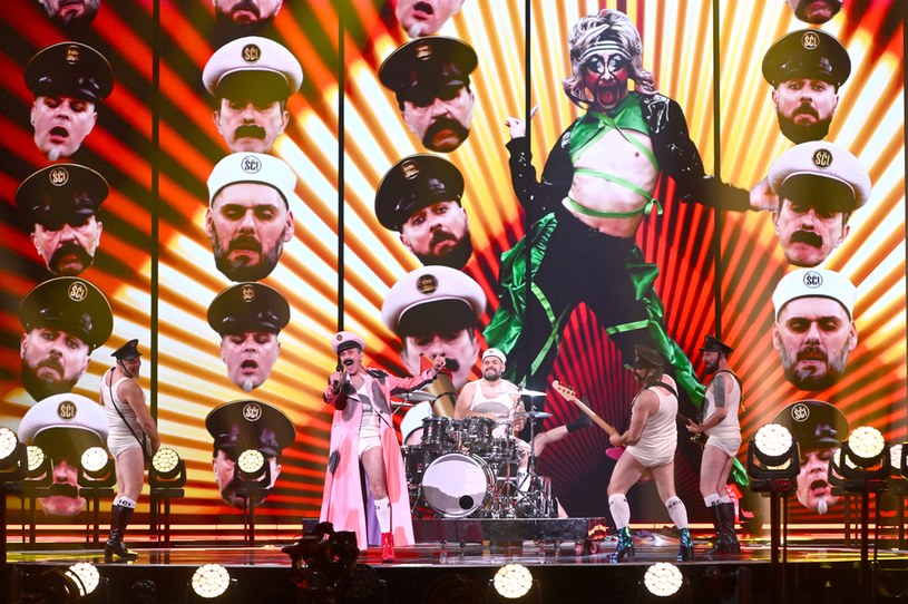 Let 3 na scenie podczas prób na Eurowizji /Anthony Devlin  /Getty Images