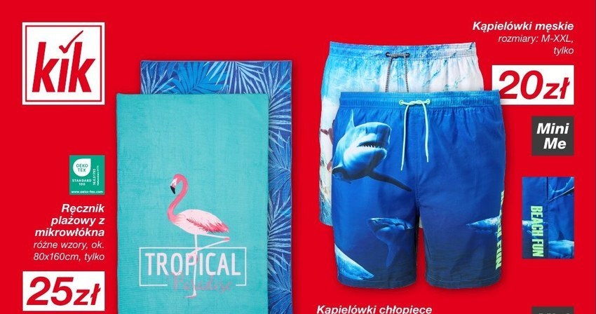 Letni must-have z dyskontu. Stroje kąpielowe z KiK wyglądają świetnie i kosztują niewiele /KiK /INTERIA.PL