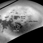 Letnie burze nad północnym biegunem Tytana