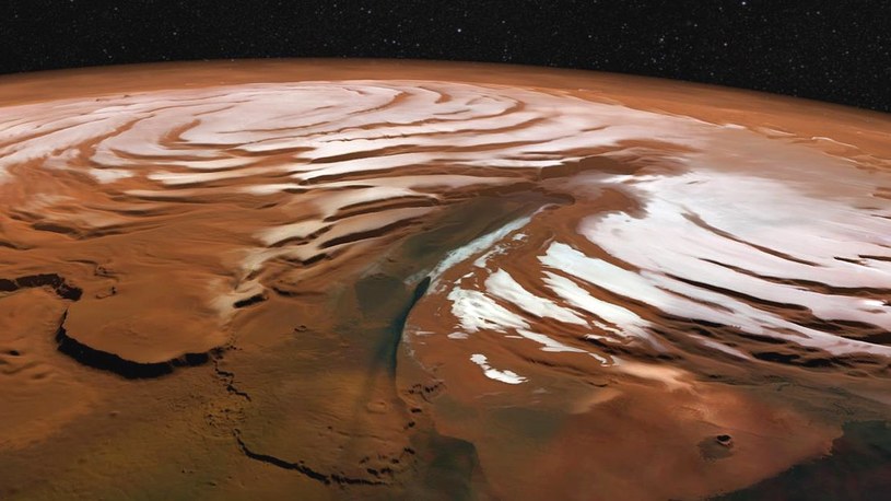 Letnie roztopy na piaszczystych wydmach na powierzchni Marsa /Geekweek