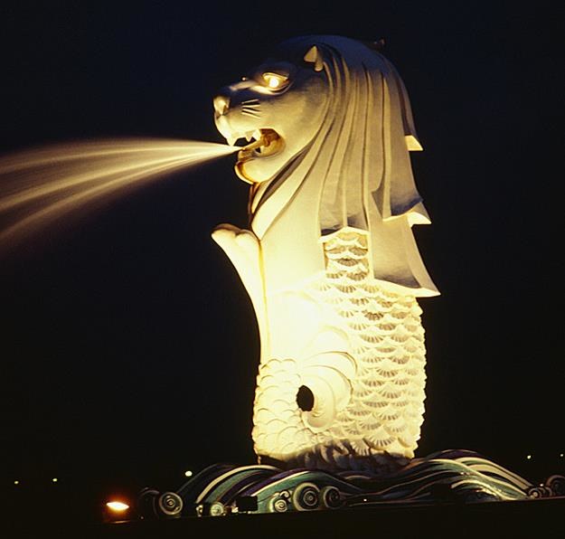 Lew Merlion - symbol Singapuru /poboczem.pl