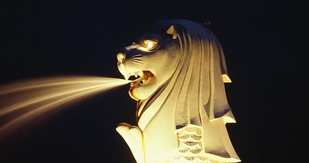 Lew Merlion - symbol Singapuru /poboczem.pl