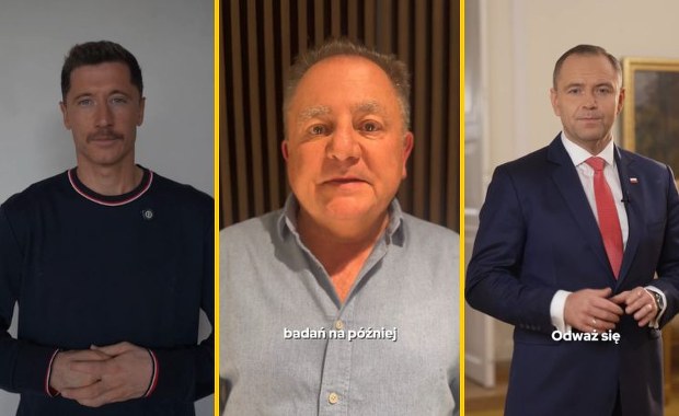 Lewandowski, Makłowicz i Nawrocki w jednym spocie. Apelują do mężczyzn