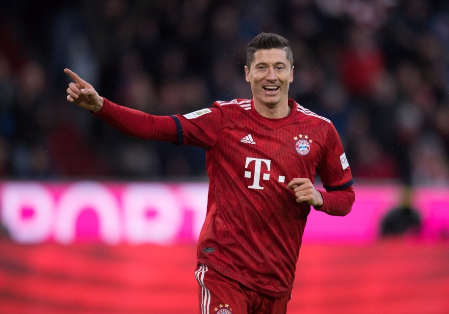 Lewandowski strzelił w ostatnim mecz dwa gole /Daniel Kopatsch /PAP/EPA