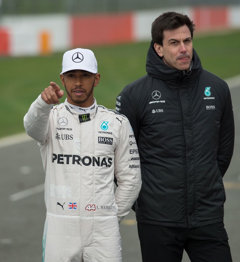 Lewis Hamilton i Toto Wolff /AFP