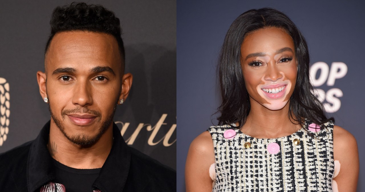 Lewis Hamilton i Winnie Harlow /Dimitrios Kambouris, Michael Loccisano /Getty Images