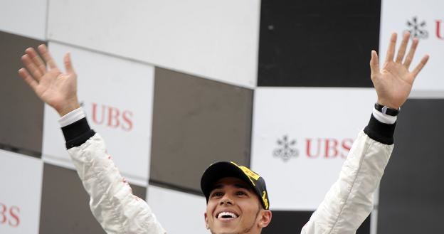 Lewis Hamilton z McLaren-Mercedes wygrał ostatni wyścig - GP Chin. /AFP