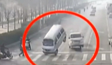 "Lewitujące" samochody. Co się stało w Chinach?