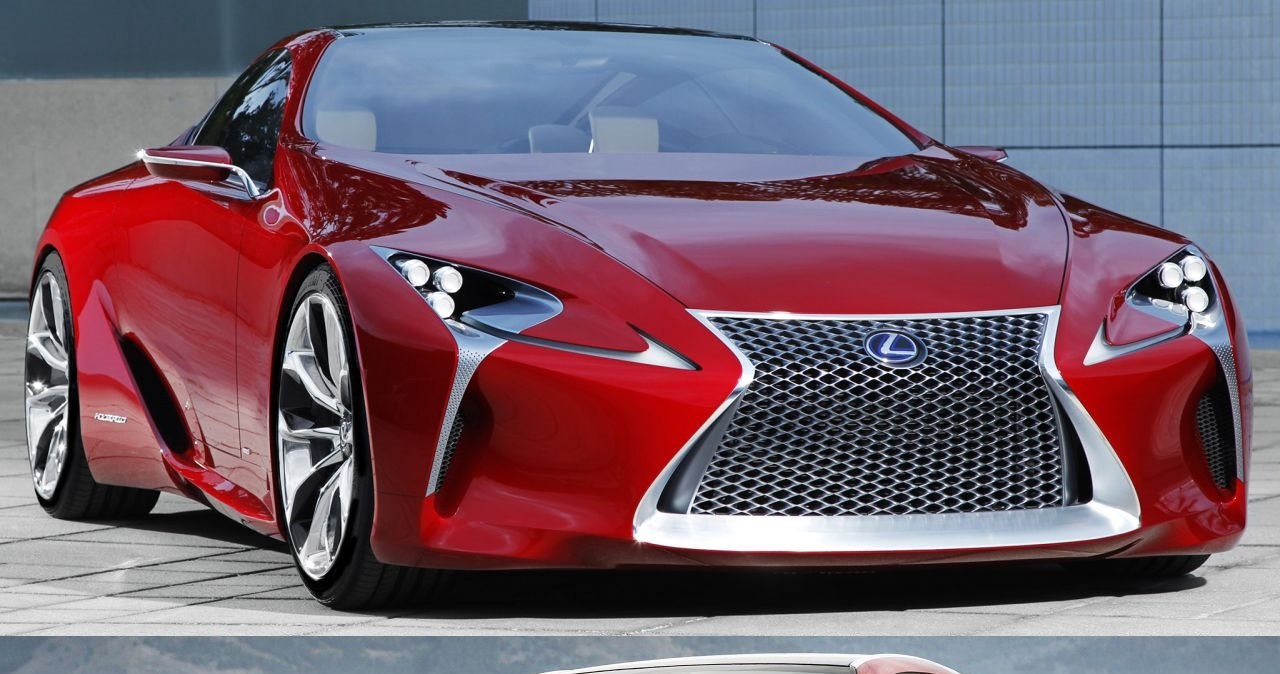 Lexus LC 500 w wersji prototypowej i seryjnej /Informacja prasowa