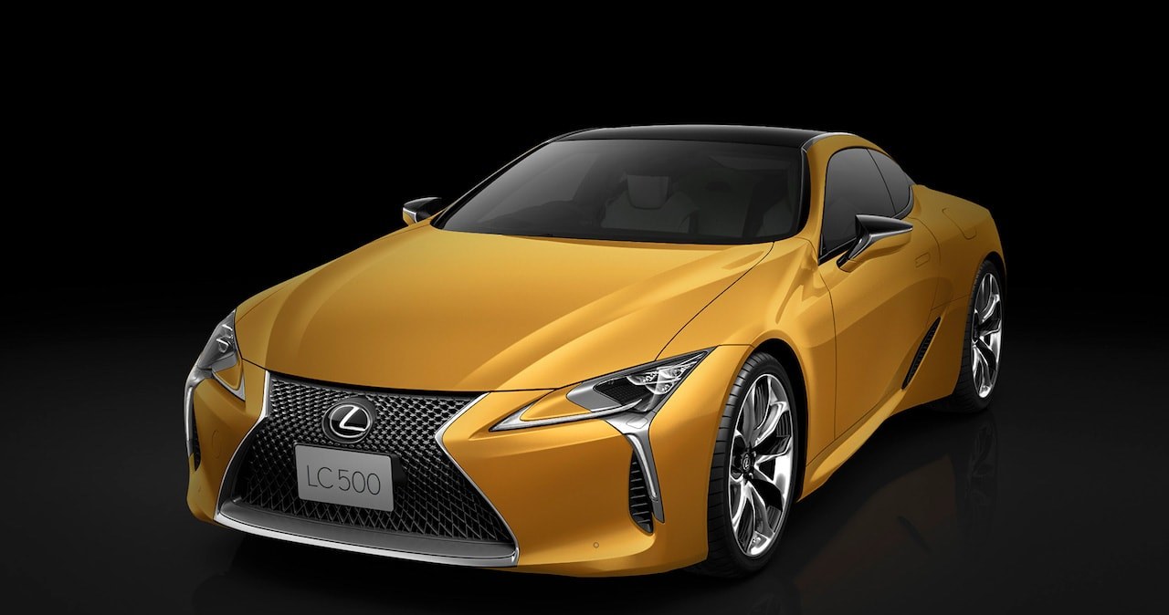 Lexus LC Luster Yellow /Informacja prasowa