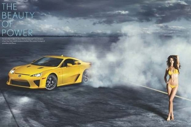 Lexus LFA Nürburgring - reklama z Rianne Ten Haken /Lexus